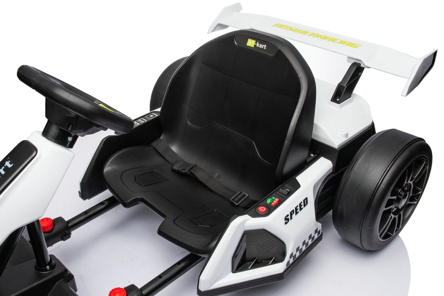 Brushless_go_kart_24Volts_Electric_On_Go-Kart_24Volts_High_Speed_Go-Kart_Sonicteck_24v_Go-Kart_ToyCarsCanada_White-Go-Kart