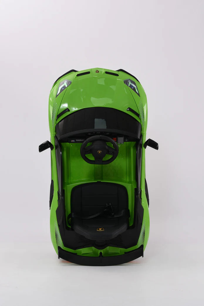 Lamborghini Aventador SVJ 12V Kids Ride On Car | Bluetooth + Lambo Doors