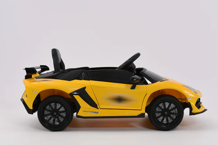 Lamborghini Aventador SVJ 12V Kids Ride On Car | Bluetooth + Lambo Doors