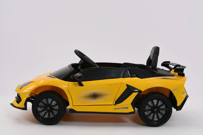 Lamborghini Aventador SVJ 12V Kids Ride On Car | Bluetooth + Lambo Doors