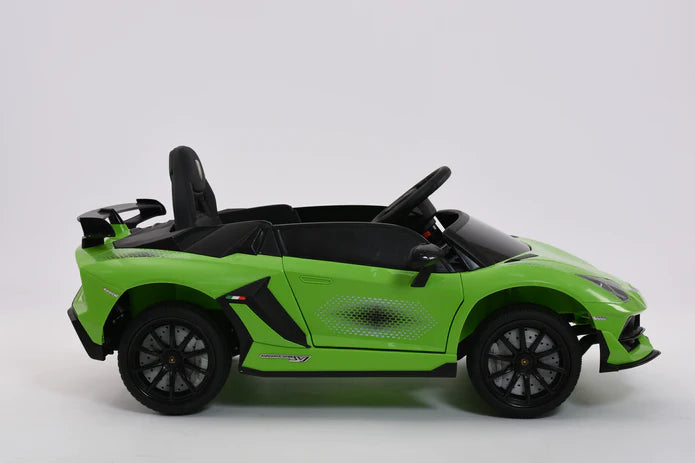 Lamborghini Aventador SVJ 12V Kids Ride On Car | Bluetooth + Lambo Doors