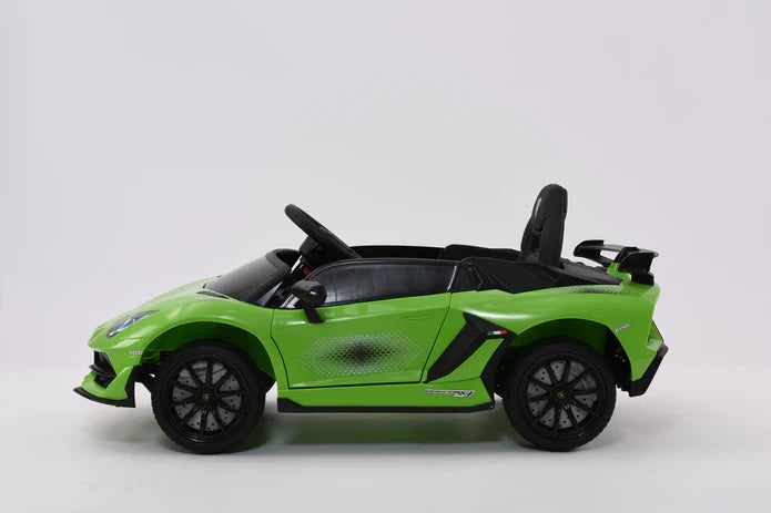 Lamborghini Aventador SVJ 12V Kids Ride On Car | Bluetooth + Lambo Doors