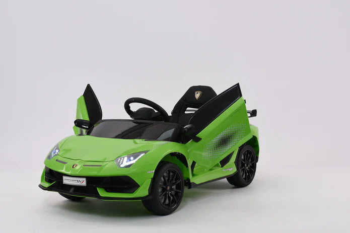 Lamborghini Aventador SVJ 12V Kids Ride On Car | Bluetooth + Lambo Doors