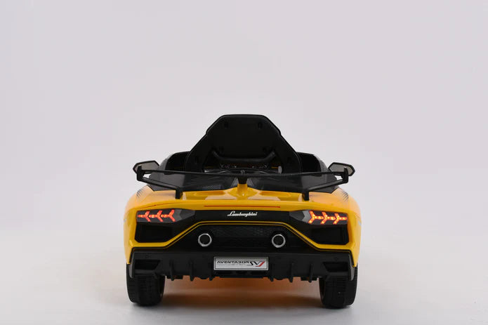 Lamborghini Aventador SVJ 12V Kids Ride On Car | Bluetooth + Lambo Doors