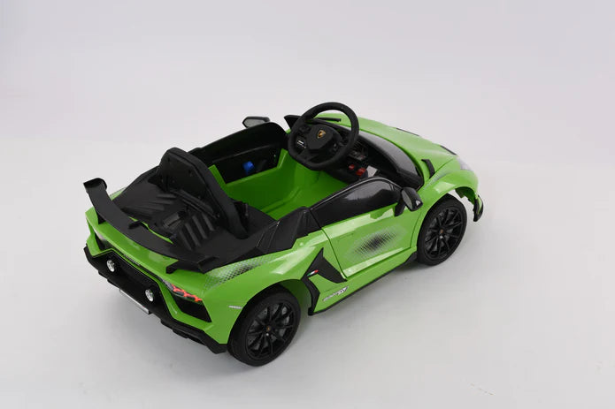 Lamborghini Aventador SVJ 12V Kids Ride On Car | Bluetooth + Lambo Doors
