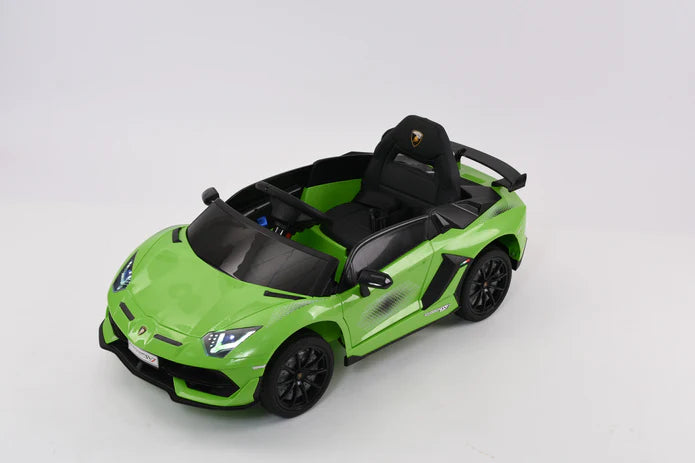 Lamborghini Aventador SVJ 12V Kids Ride On Car | Bluetooth + Lambo Doors