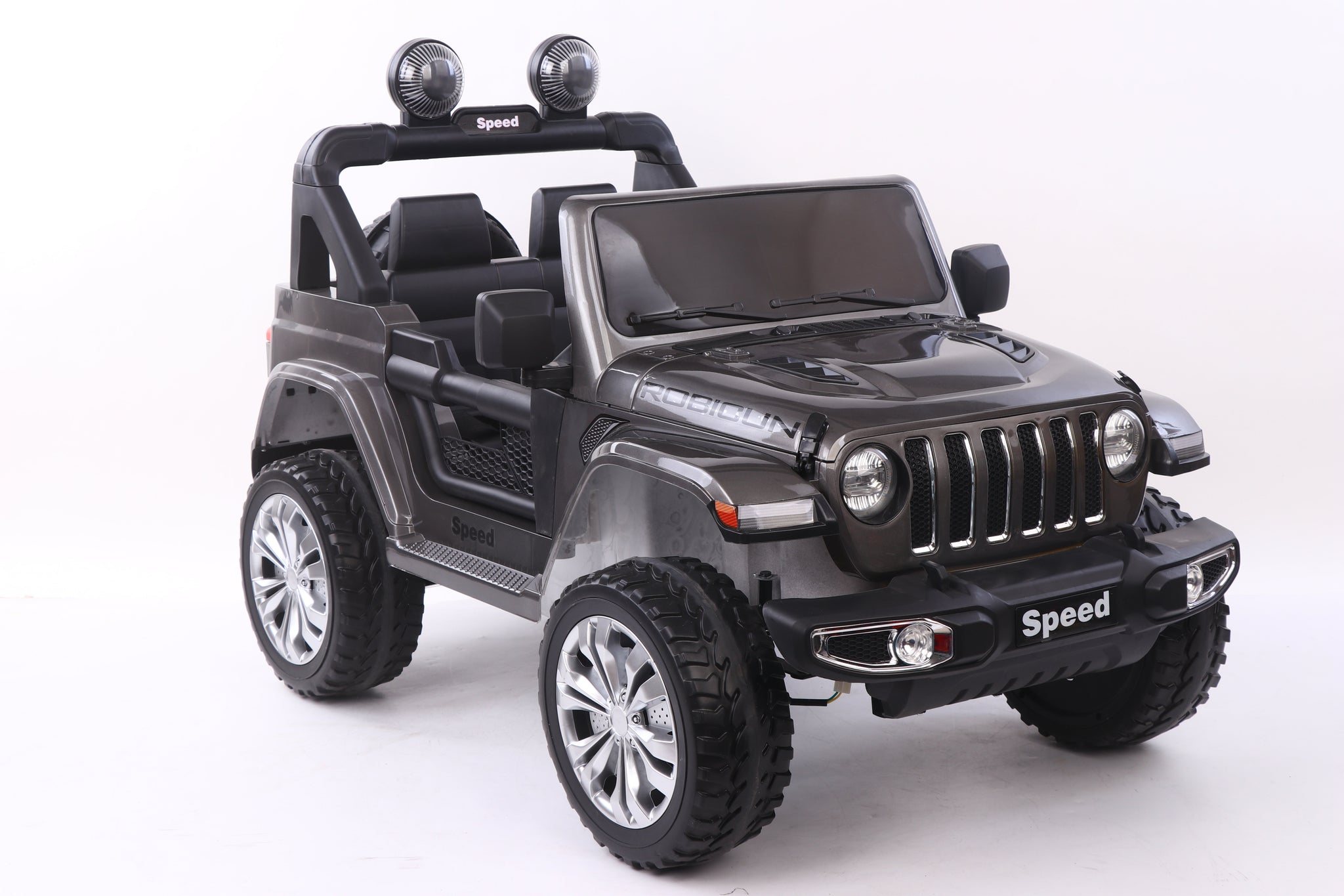 Kids CAR JEEP RUBICON 4X4 RIDE ON CAR RUBBER TIRES 12V REMOTE CONTROL Toy Cars Canada