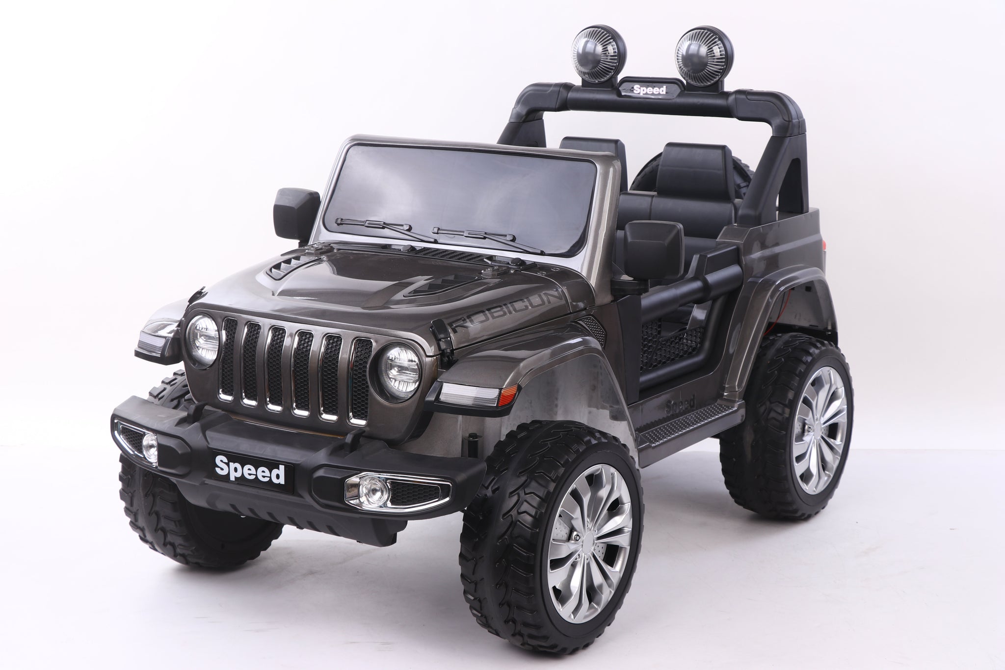 Kids CAR JEEP RUBICON 4X4 RIDE ON CAR RUBBER TIRES 12V REMOTE CONTROL Toy Cars Canada