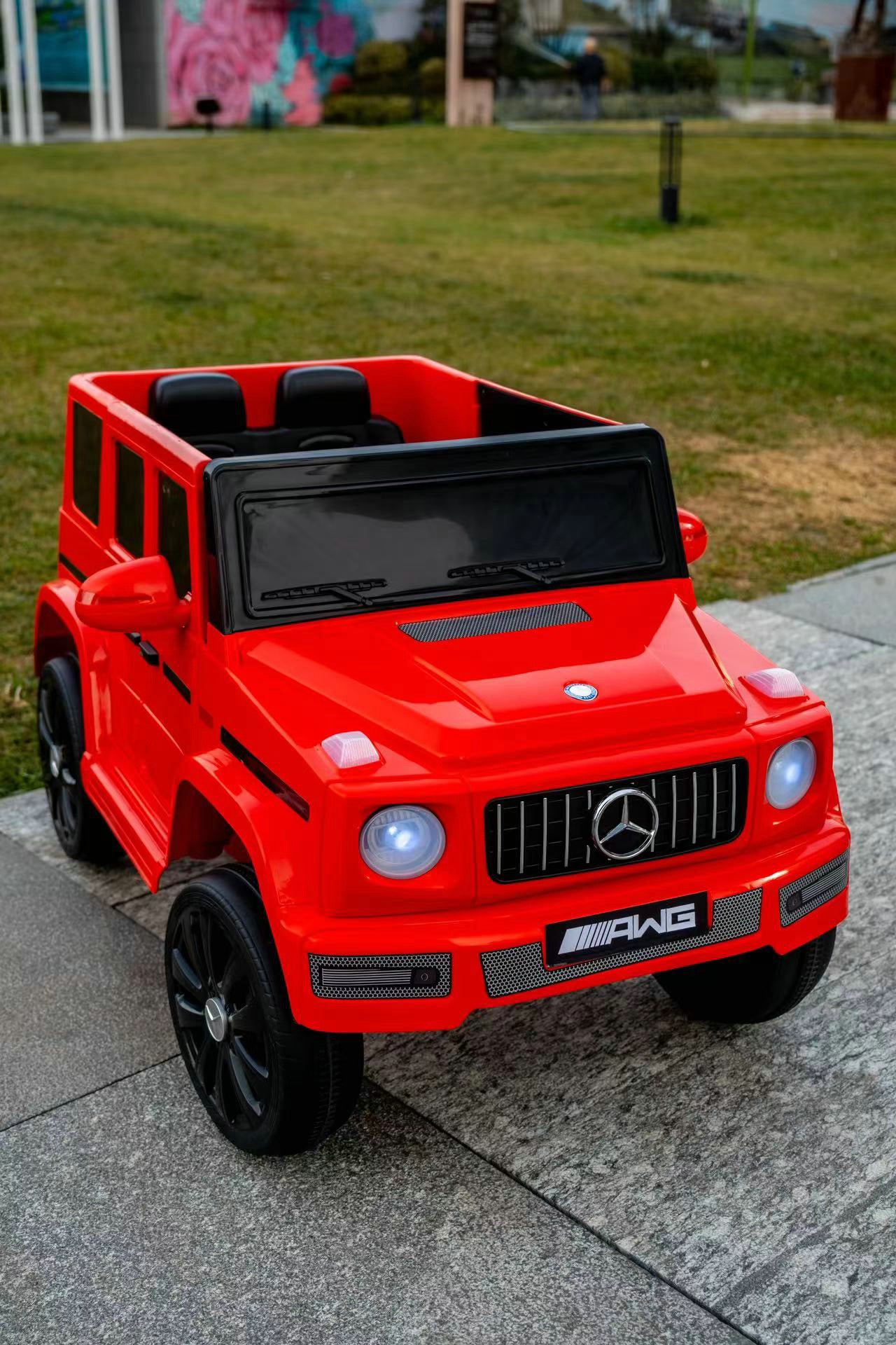 Red_g63_12v_kids_ride_on_mercedes_benz_g63_4x4_ kids_ride_on_g63_12v_g_wagon_kids_ride_on_car
