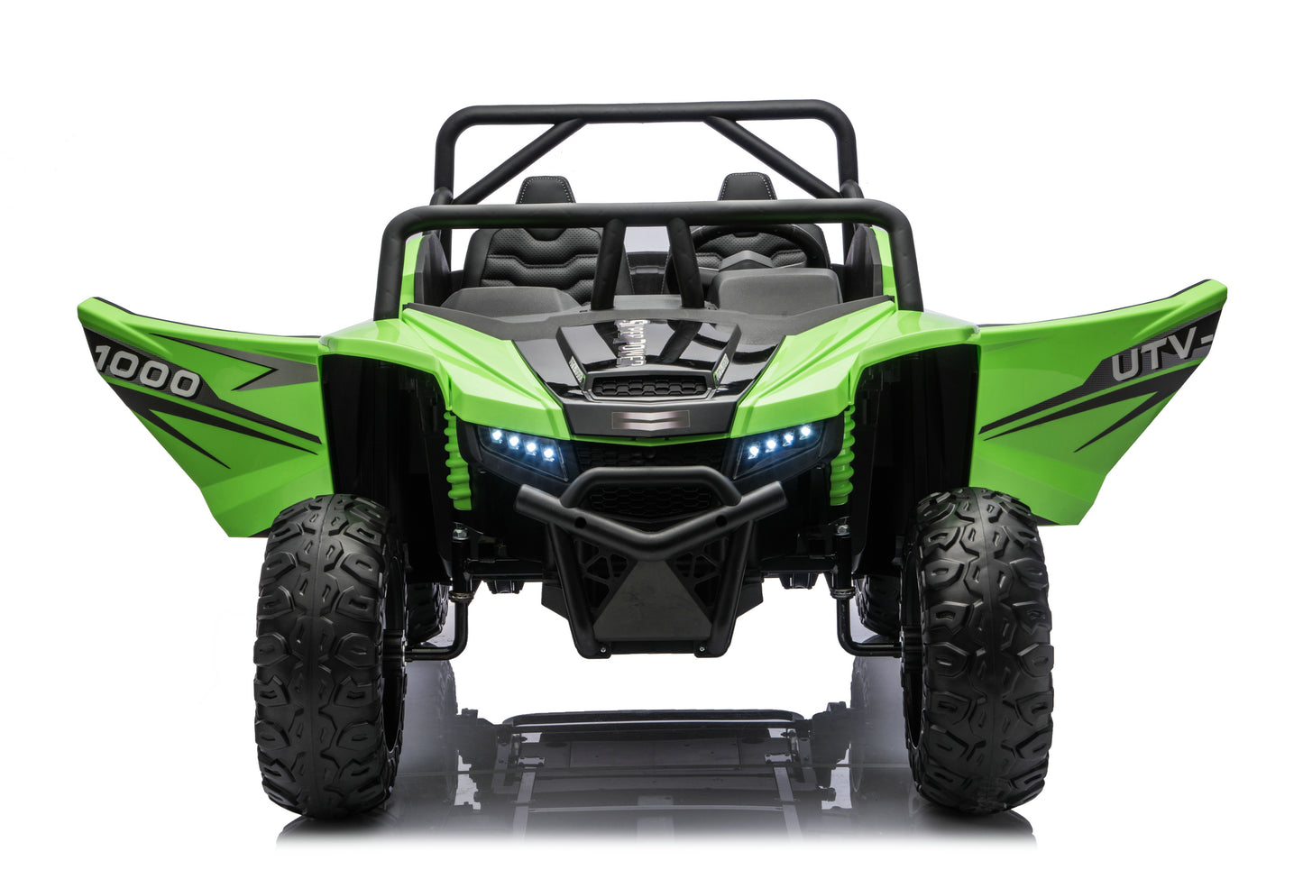 Premium electric 24V ride-on UTV for kids by SonicTeck.