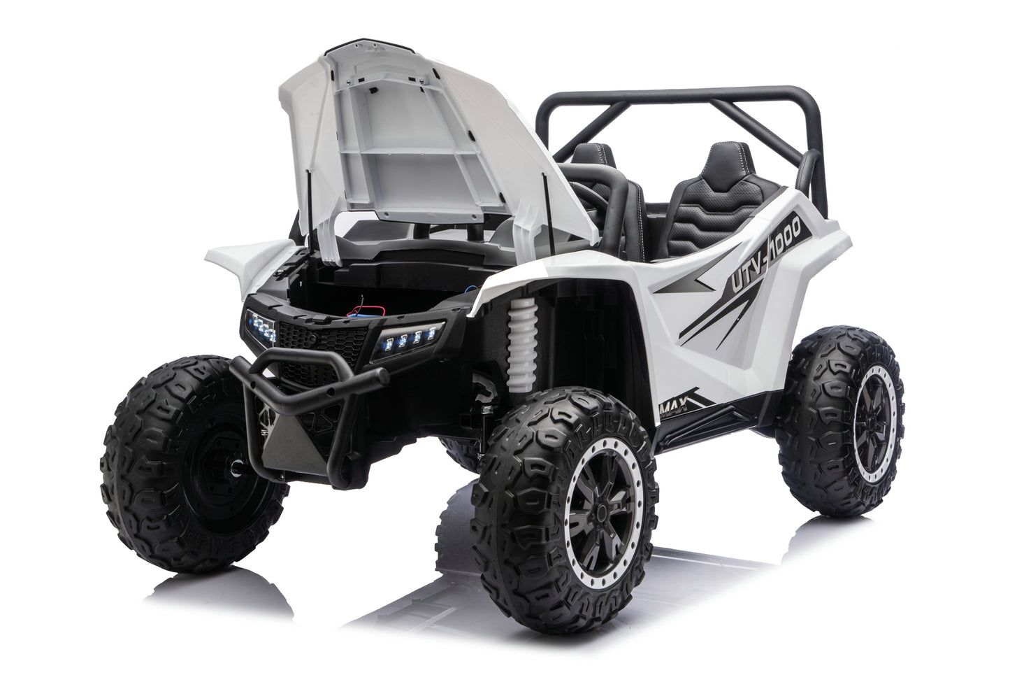 Apex XXL electric dune buggy for kids with 4x4 power.
