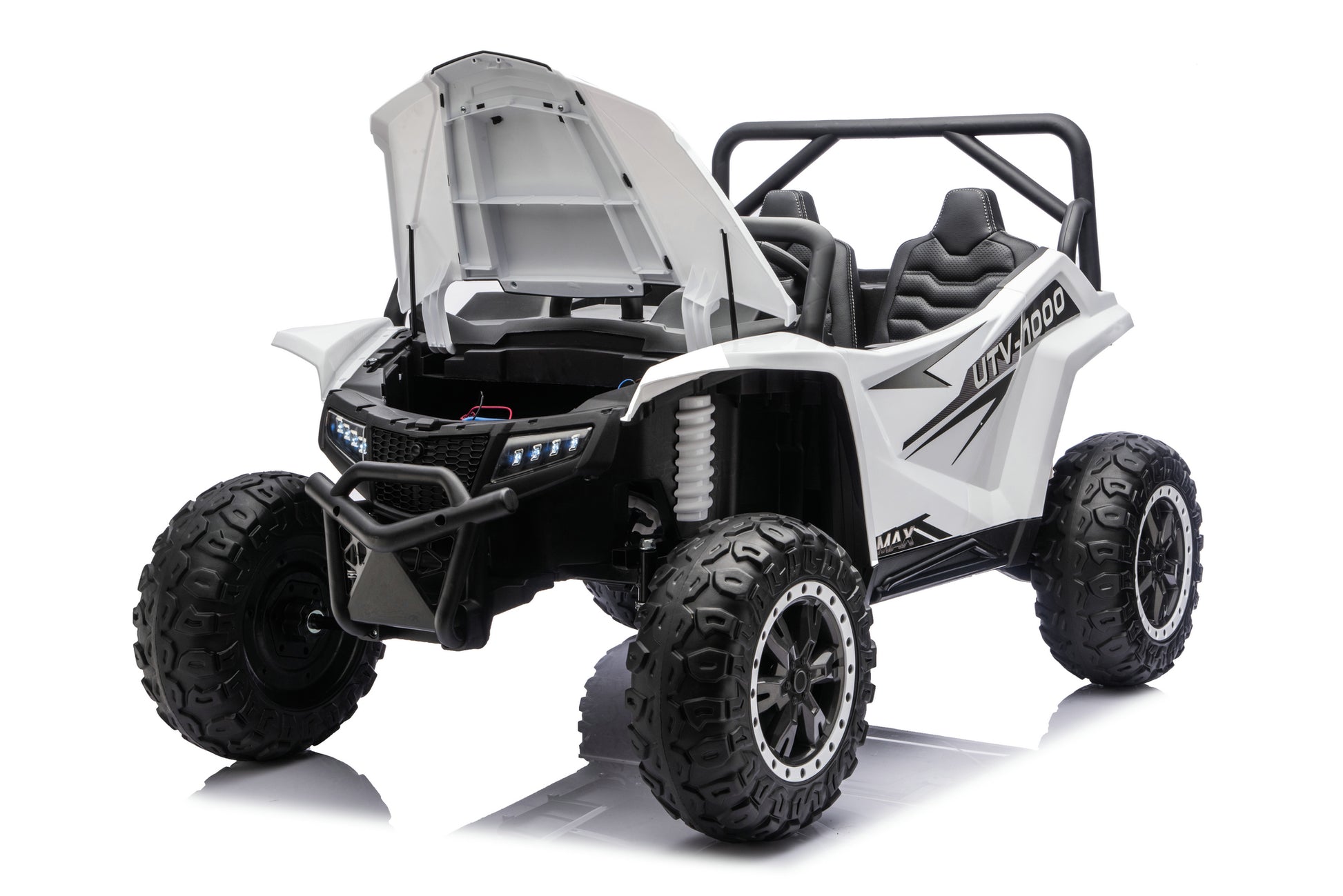 Apex XXL electric dune buggy for kids with 4x4 power.