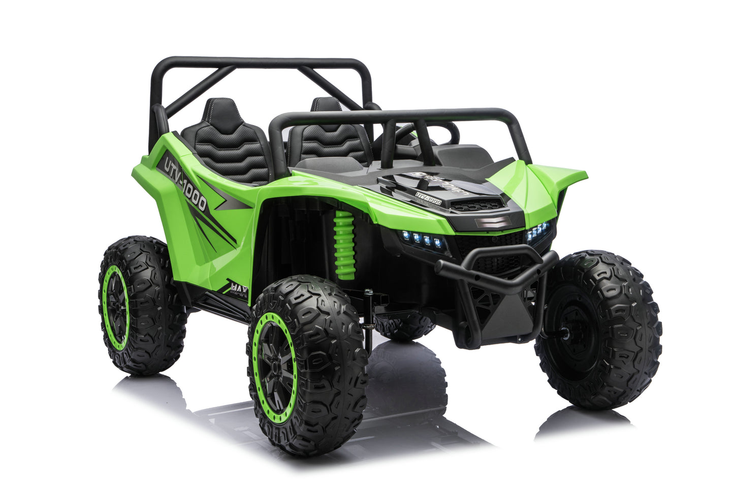 XXL-sized electric ride-on UTV for kids.