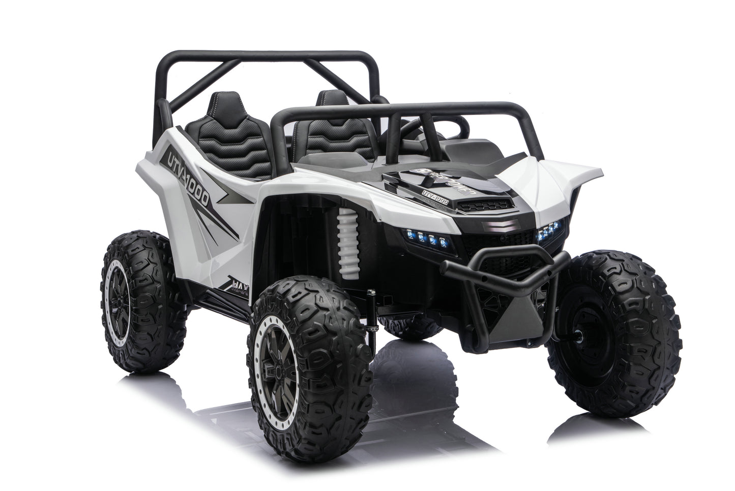 Apex XXL premium kids UTV with 800W motors and rubber tires.