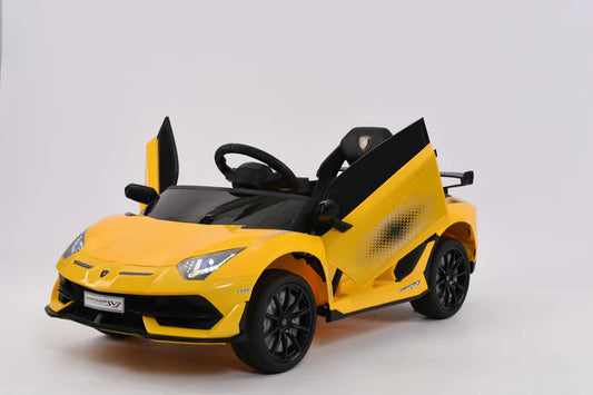 Lamborghini Aventador SVJ 12V Kids Ride On Car | Bluetooth + Lambo Doors