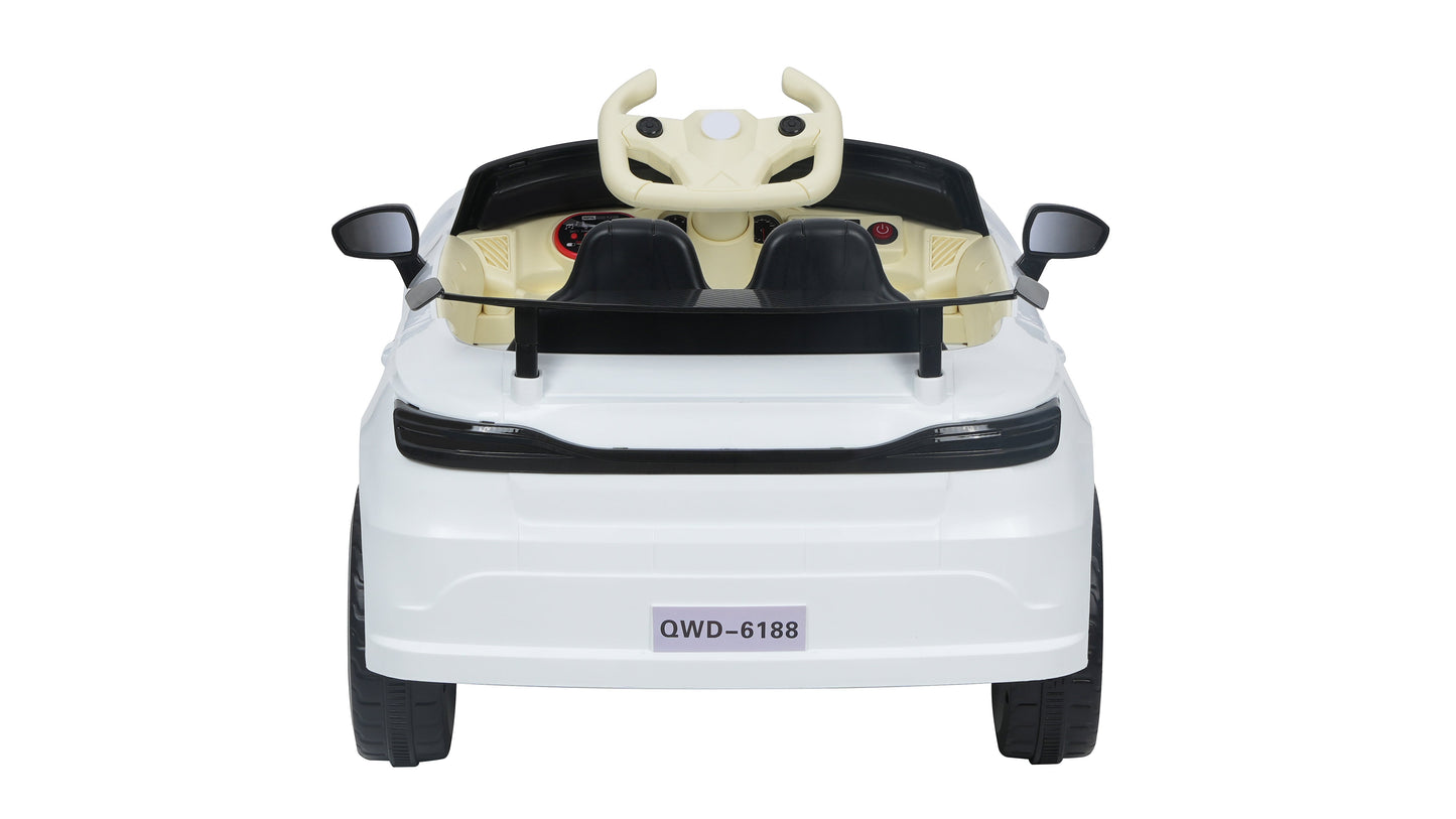 Porsche-Style 12V Kids Ride-On Car | Remote Control, LED Lights & Suspension
